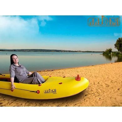 Байдарка надувная Ладья Караван LB-580К-3 Comfort, Yellow-Red