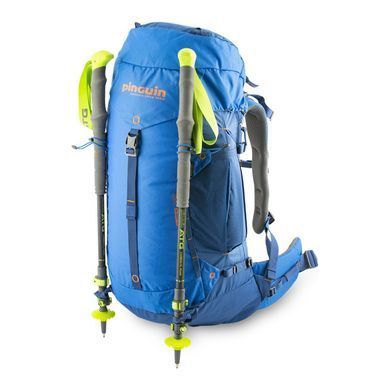 Рюкзак Pinguin Boulder 38 Blue, blue, Універсальні, Похідні рюкзаки, З клапаном, One size, 38, 1250, Чехія