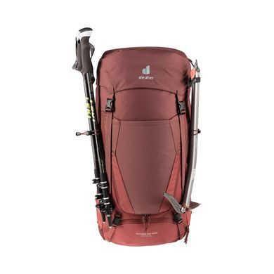 Рюкзак Deuter Futura Air Trek 45+10 SL, redwood-lava, Для жінок, Похідні рюкзаки, З клапаном, One size, 45, 2000, В'єтнам, Німеччина, Київ, Харків, Одеса, Днiпро, Запоріжжя, Львів, Кривий Ріг, Вінниця, Полтава, Чернігів, Черкаси, Суми, Хмельницький, Чернівці, Рівне
