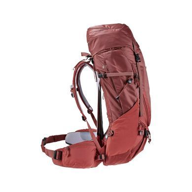 Рюкзак Deuter Futura Air Trek 45+10 SL, redwood-lava, Для жінок, Похідні рюкзаки, З клапаном, One size, 45, 2000, В'єтнам, Німеччина, Київ, Харків, Одеса, Днiпро, Запоріжжя, Львів, Кривий Ріг, Вінниця, Полтава, Чернігів, Черкаси, Суми, Хмельницький, Чернівці, Рівне