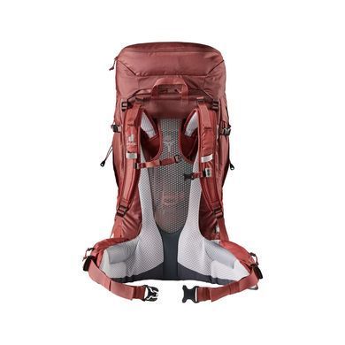 Рюкзак Deuter Futura Air Trek 45+10 SL, redwood-lava, Для жінок, Похідні рюкзаки, З клапаном, One size, 45, 2000, В'єтнам, Німеччина, Київ, Харків, Одеса, Днiпро, Запоріжжя, Львів, Кривий Ріг, Вінниця, Полтава, Чернігів, Черкаси, Суми, Хмельницький, Чернівці, Рівне