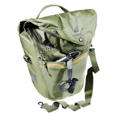 Велобаул-сумка Deuter Mainhattan 17+10 Bike Вag, khaki-clay, Велобаулы