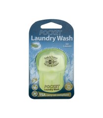 Походное мыло для стирки Sea to Summit Pocket Laundry Wash Soap Eur, green, Мыло