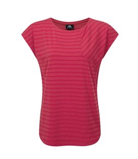 Футболка Mountain Equipment Silhouette Women's Tee, Virtual pink stripe, Для жінок, S, Футболки, Китай, Великобританія