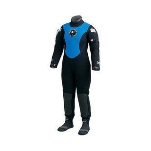 Сухий гідрокостюм Bare СD 4 Pro Dry Lady S, black/blue, 4, Для жінок, Сухий, Для дайвінгу, Довгий, S