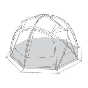 Футпринт Helinox Nona Dome 4.0 Footprint, black, Підлога для намету, 159