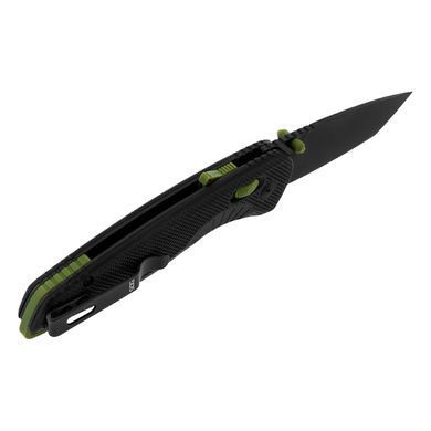 Ніж складаний SOG Aegis AT Tanto, black/moss, Складані ножі
