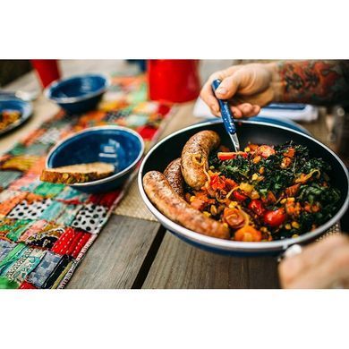 Сковородка емальована GSI Outdoors Pioneer Fry Pan Blue, blue, Сковородки, Сталь, США, Киев, Харьков, Одесса, Днепр, Запорожье, Львов, Кривой Рог, Винница, Полтава, Чернигов, Черкассы, Сумы, Хмельницкий, Черновцы, Ровно