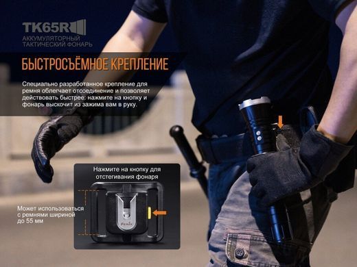 Ліхтар ручний Fenix TK65R, Черный, Ручні