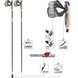 Палиці для скандинавської ходьби&lrm; Leki Pacemaker Lite 125cm, Black/White/Neonyellow, Для дорослих, Фіксовані, Карбон, Для скандинавської ходьби