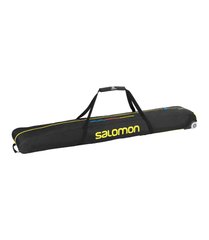 Чехол для лыж Salomon 2 Pairs 195 Wheely Ski Bag Black/Yellow, black/yellow, Чехлы для лыж