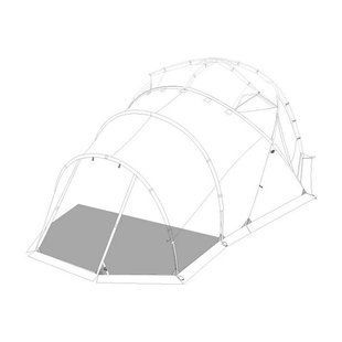 Футпринт Helinox Nona Dome 4.0 Bedroom Footprint, black, Підлога для намету, 500