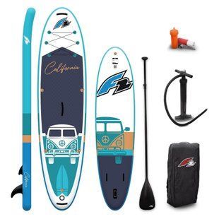 Надувная SUP доска F2 California HFT 11.6 Blue, blue, SUP, Универсальные, Прогулочный, Киев, Харьков, Одесса, Днепр, Запорожье, Львов, Кривой Рог, Винница, Полтава, Чернигов, Черкассы, Сумы, Хмельницкий, Черновцы, Ровно