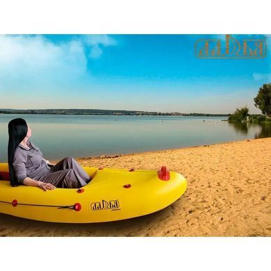 Байдарка надувна Ладья Караван LB-580К-4 Comfort, Yellow-Red
