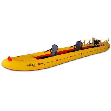 Байдарка надувна Ладья Караван LB-580К-4 Comfort, Yellow-Red
