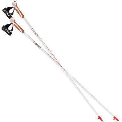 Палиці для скандинавської ходьби&lrm; Leki Passion 105cm, white, Для дорослих, Фіксовані, Карбон, Для скандинавської ходьби