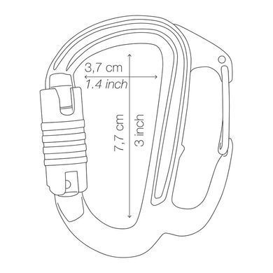 Карабин Petzl Freino Z Triact-Lock, black