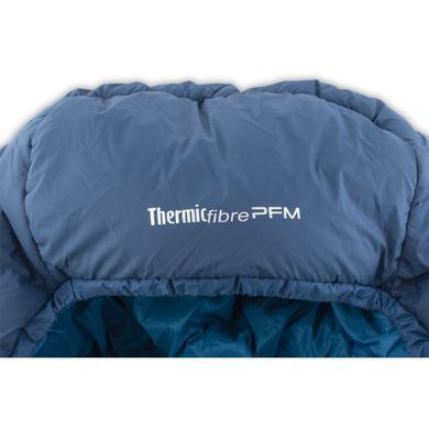 Спальный мешок Pinguin Mistral PFM 185 Blue, blue, Regular, Спальник, Кокон, Универсальный, Синтетический, Трехсезонные, Left, 1700, Чехия