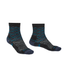 Шкарпетки Bridgedale Hike LightWeight Ankle Pattern (M. P.), DK GREY/BLUE, M, Для чоловіків, Трекінгові, Комбіновані, Великобританія, Великобританія