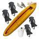 Байдарка надувна Ладья Караван LB-580К-4 Comfort, Yellow-Red