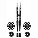 Треккинговые палки Tramp Trekking, white/black, Трехсекционные, Сплав алюминия, Для трекинга