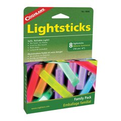 Світлові трубки Coghlans Lightsticks Family Pack, Assorted, Кемпінгові