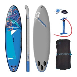 Надувна SUP дошка Starboard Inflatable 10'8″ x 33″ iGO Tikhine Wave Deluxe SC, blue/green, Універсальні, Надувні, Київ, Харків, Одеса, Днiпро, Запоріжжя, Львів, Кривий Ріг, Вінниця, Полтава, Чернігів, Черкаси, Суми, Хмельницький, Чернівці, Рівне