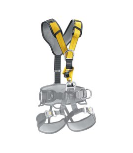 Грудна обв'язка Petzl Top Croll, black/yellow, 2, Грудна обв'язка, Універсальні, Промислові системи, Київ, Харків, Одеса, Днiпро, Запоріжжя, Львів, Кривий Ріг, Вінниця, Полтава, Чернігів, Черкаси, Суми, Хмельницький, Чернівці, Рівне, Франція, Франція