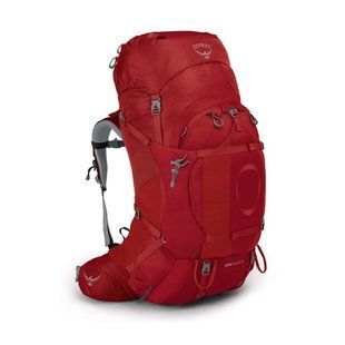 Рюкзак Osprey Ariel Plus 70, Carnelian Red, Для жінок, Похідні рюкзаки, З клапаном, M/L, 70, 2400, Київ, Харків, Одеса, Днiпро, Запоріжжя, Львів, Кривий Ріг, Вінниця, Полтава, Чернігів, Черкаси, Суми, Хмельницький, Чернівці, Рівне