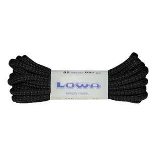 Шнурівки LOWA ATC MID 150 cm, Black-black, Київ, Харків, Одеса, Днiпро, Запоріжжя, Львів, Кривий Ріг, Вінниця, Полтава, Чернігів, Черкаси, Суми, Хмельницький, Чернівці, Рівне