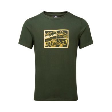 Футболка чоловіча Mountain Equipment Yorik Himalaya Mens Tee, Conifer, Для чоловіків, S, Футболки, Китай, Великобританія