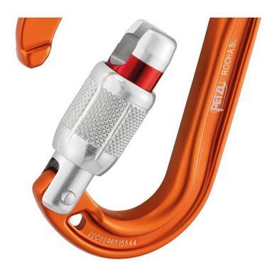 Карабин Petzl ROCHA Screw-Lock Light Gray, Light Gray