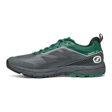 Кроссовки Scarpa Rapid GTX, Anthracite/Alpine Green, Трекинговые, Беговые, Для мужчин, 44, С мембраной, Киев, Харьков, Одесса, Днепр, Запорожье, Львов, Кривой Рог, Винница, Полтава, Чернигов, Черкассы, Сумы, Хмельницкий, Черновцы, Ровно, Италия