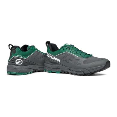 Кроссовки Scarpa Rapid GTX, Anthracite/Alpine Green, Трекинговые, Беговые, Для мужчин, 44, С мембраной, Киев, Харьков, Одесса, Днепр, Запорожье, Львов, Кривой Рог, Винница, Полтава, Чернигов, Черкассы, Сумы, Хмельницкий, Черновцы, Ровно, Италия