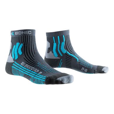 Носки X-Bionic Effektor Women's Running Socks, charcoal/effektor turquoise, 37-38, Для женщин, Беговые, Синтетические, Италия, Швейцария