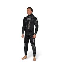 Охотничий гидрокостюм Omer Blackmoon Compressed (7мм) jacket+pants, black, 7, Для мужчин, Мокрый, Для подводной охоты, Длинный, 3