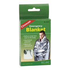 Термоковдра Coghlans Emergency Blanket, silver, Універсальний, Чотирисезонні, 42