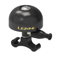 Велодзвоник Lezyne Classic Brass Medium All Black Bell Y13, Черный, Велодзвіночки