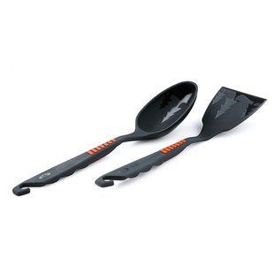 Комплект Лопатка+Черпак GSI Outdoors Pack Spoon/Spatula Set, black, Столові прибори, Нейлон, США, США, Київ, Харків, Одеса, Днiпро, Запоріжжя, Львів, Кривий Ріг, Вінниця, Полтава, Чернігів, Черкаси, Суми, Хмельницький, Чернівці, Рівне