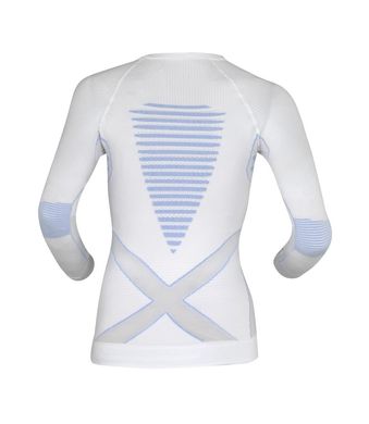 Термокофта X-Bionic Extra Warm Lady Shirt Long Sleeves Round Neck, black/grey, S/M, Для жінок, Кофти, Синтетична, Для активного відпочинку