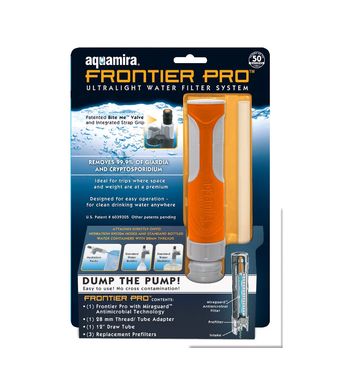Фильтр Gear Aid by McNett Frontier Pro Outdoor, orange, Фильтр для воды