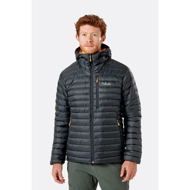 Куртка Rab Microlight Alpine Jacket Black, black, Для чоловіків, L, Без мембрани