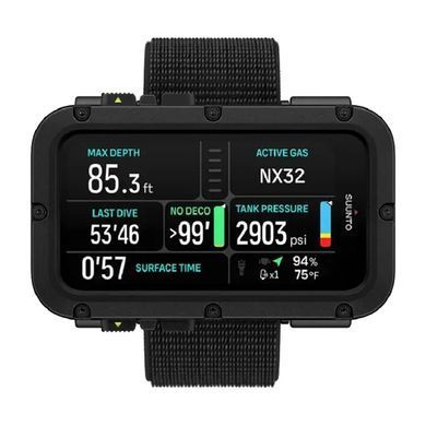 Декомпресометр Suunto NAUTIC, black, Декомпресиметри, Фінляндія
