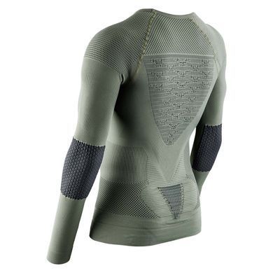 Термокофта X-Bionic X-PLORER Energizer 4.0 Men's Trekking Long Sleeve Shirt Olive Green/Anthracite, olive green/anthracite, XL, Для чоловіків, Кофти, Синтетична, Для активного відпочинку, Італія, Швейцарія
