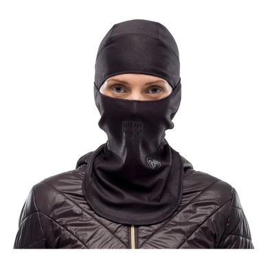 Балаклава Buff Thermonet Balaclava Solid Black, solid black, One size, Унисекс, Балаклавы