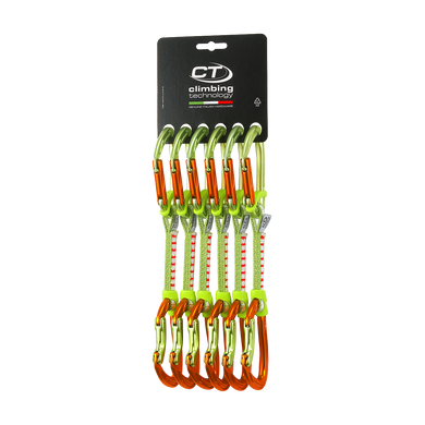 Комплект відтяжок Climbing Technology Nimble Evo Set NY 12 cm - 6 шт, orange/green
