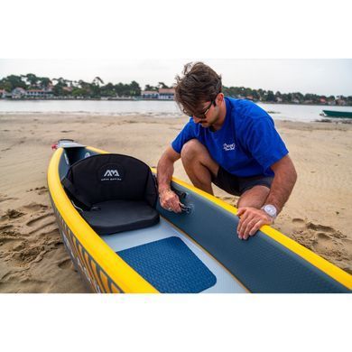 Надувний каяк Aqua Marina TOMAHAWK Air-K 440 14&prime;5&Prime;, Grey-Orange, Каноэ надувные, Надувні, sit-in, Двомісні, Київ, Харків, Одеса, Днiпро, Запоріжжя, Львів, Кривий Ріг, Вінниця, Полтава, Чернігів, Черкаси, Суми, Хмельницький, Чернівці, Рівне, Китай, Китай