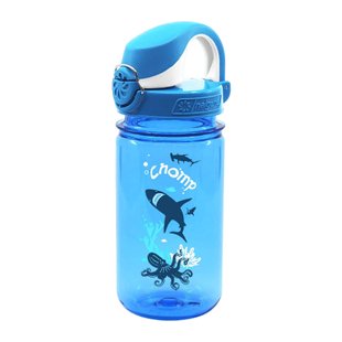 Бутылка для воды Nalgene Kids On-The-Fly Lock-Top with Graphic Bottle 0.35L, Chomp, Фляги, Пищевой пластик, 0.35, США, США, Киев, Харьков, Одесса, Днепр, Запорожье, Львов, Кривой Рог, Винница, Полтава, Чернигов, Черкассы, Сумы, Хмельницкий, Черновцы, Ровно