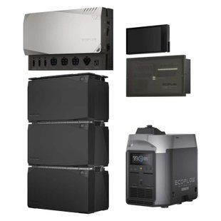 Комплект енергонезалежності EcoFlow Power Independence Kit 15 kWh, black/white, Комплекты энергонезависимости