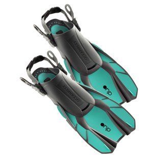 Ласты Ocean Reef Duo Fins Teal S/M, Teal, S/M, Ласты, Италия, Италия